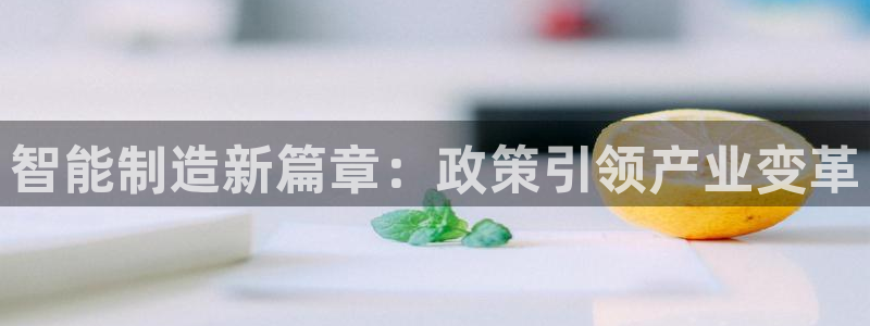 彩神平台之间是什么关系：智能制造新篇章：政策引领产业变革