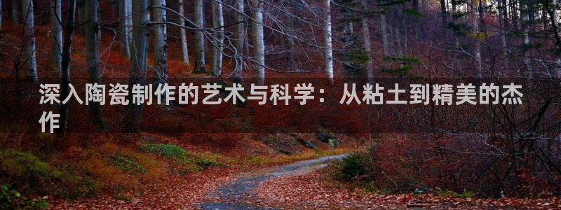彩神8是正规平台吗是正品吗：深入陶瓷制作的艺术与科学：从粘土