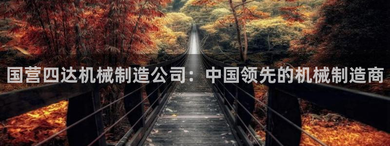 彩神新微聊：国营四达机械制造公司：中国领先的机械制造商