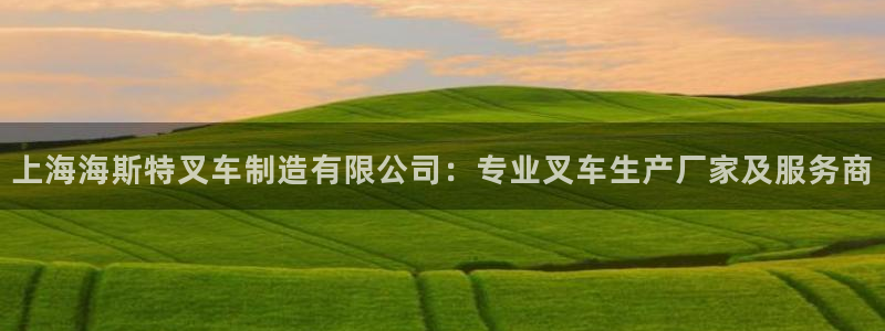 彩神V3大赢家：上海海斯特叉车制造有限公司：专业叉车生产厂家及服务商